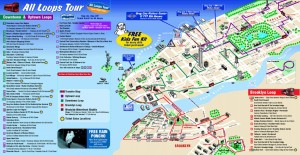 NYC tourist map