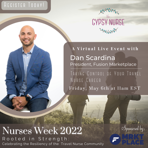 Dan Scardina Fusion Marketplace: How to Take Control of Your Travel Nurse Career